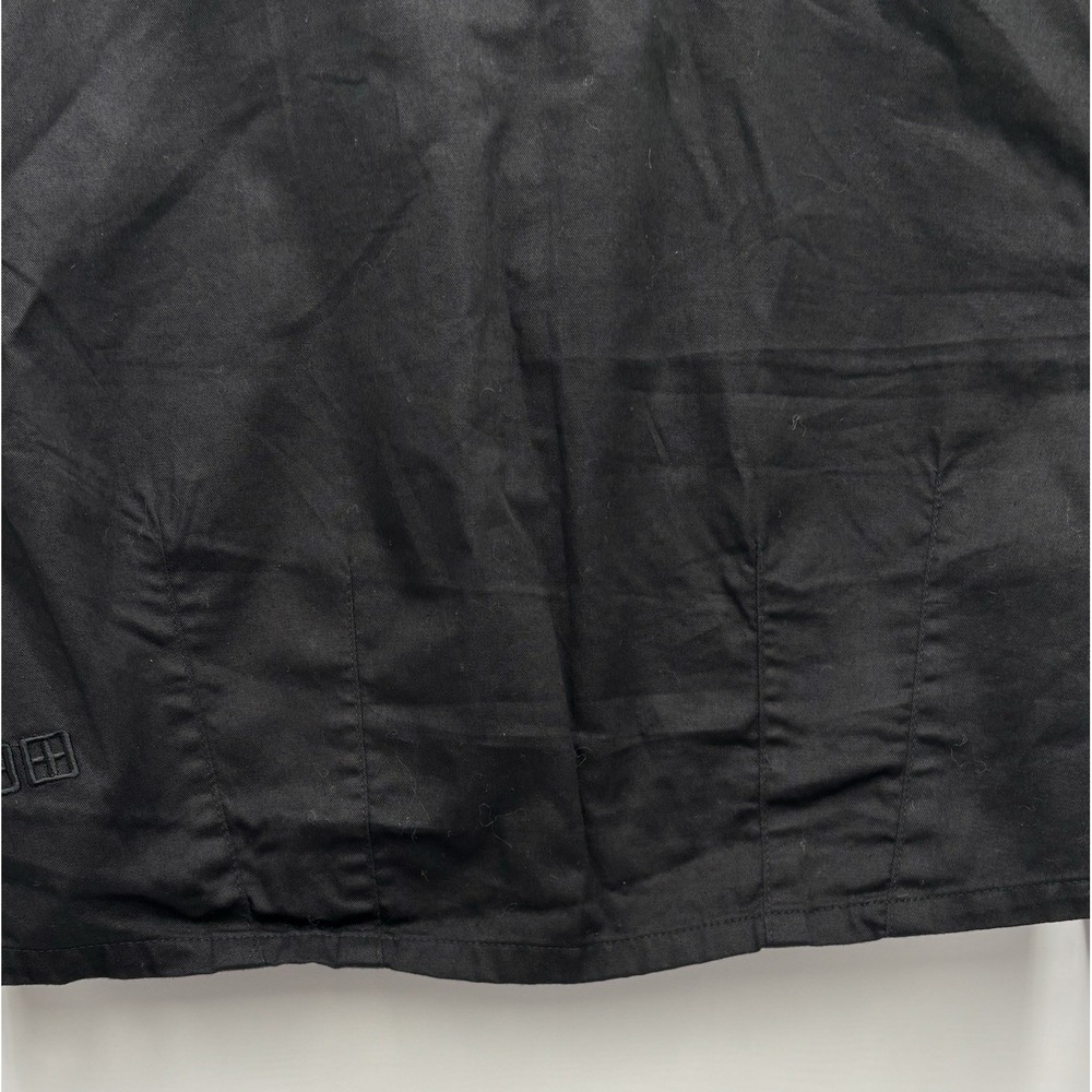 Ksubi Cropped Button Front Shirt Womens M Black Minimalist Luxury Cotton - Picture 7 of 11